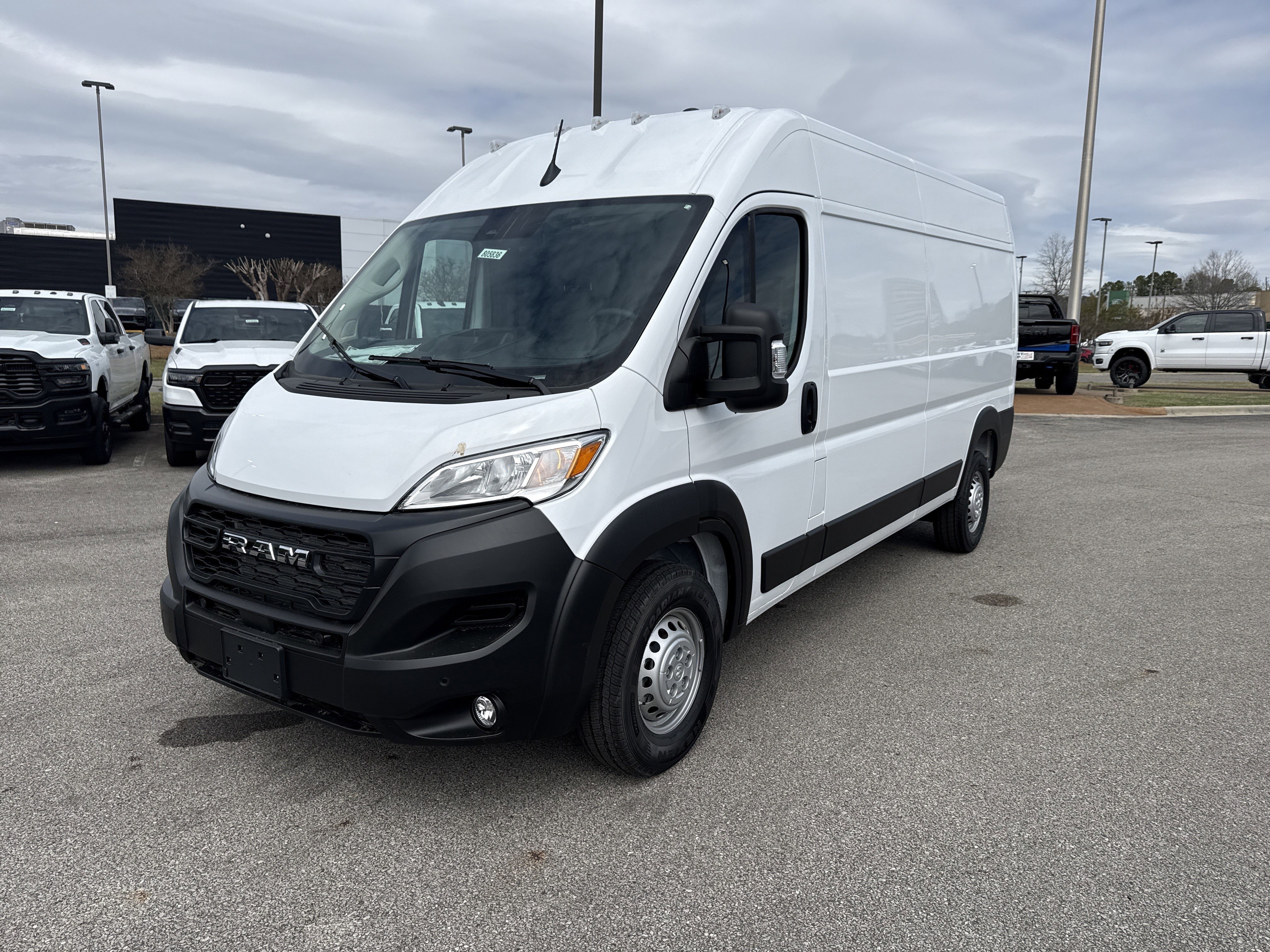 New 2026 Bright White Clearcoat RAM High Roof image 3