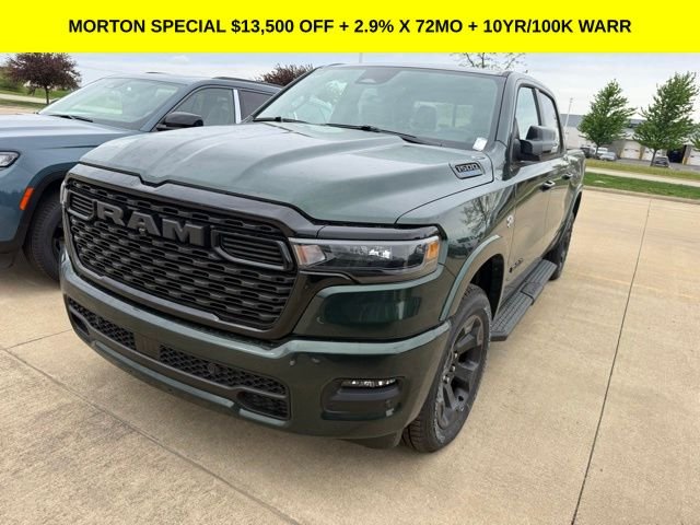 New 2026 Serrano-Green Metallic Exterior Paint Ram Big Horn/Lone Star image 3