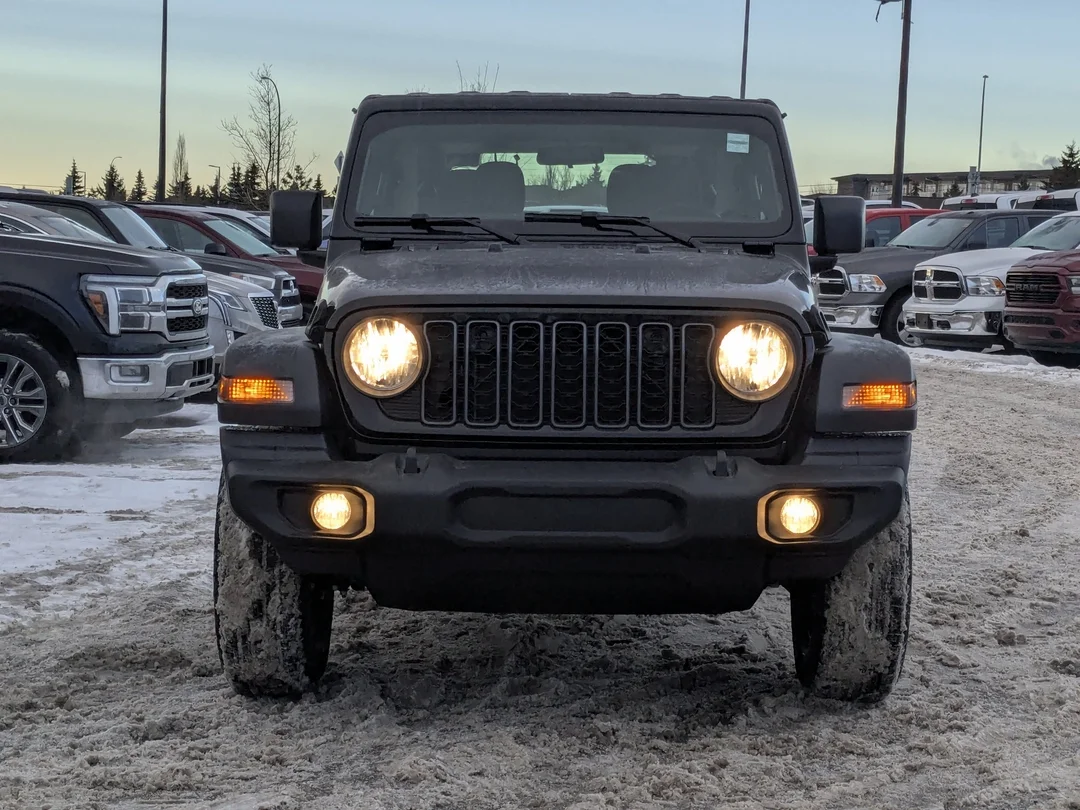 New 2026 Black Jeep Sport - - 4x4 - 2.0L Turbo Engine - 12.3 Uconnect 5 Display - Black Freedom Hardtop & More! image 3