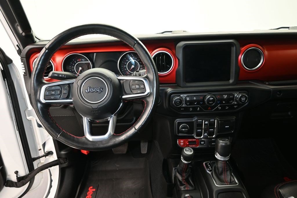 Used 2020 Bright White Clearcoat Jeep Rubicon image 13