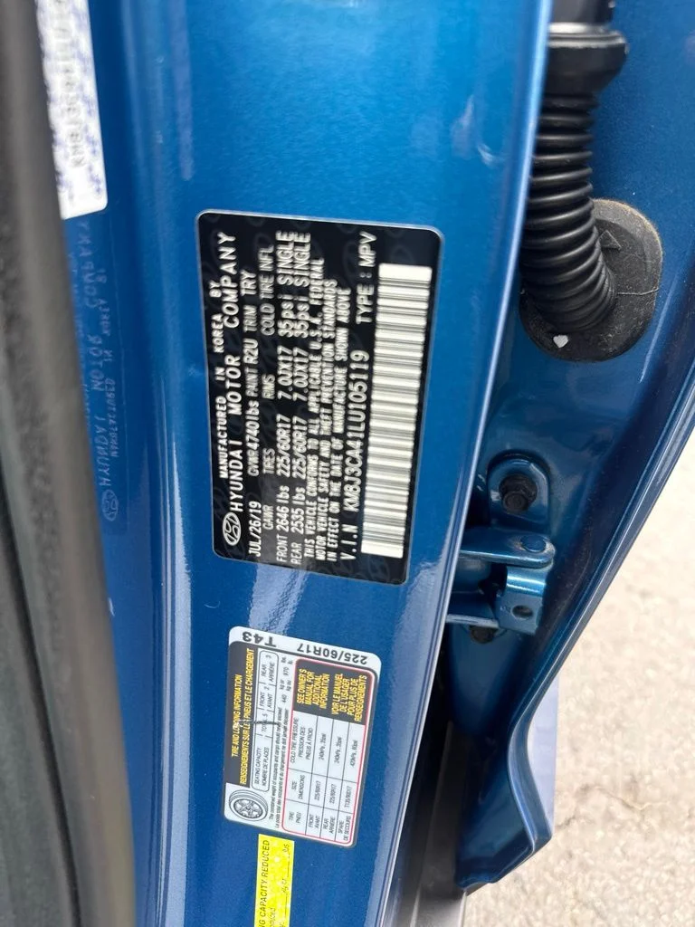 Used 2020 Aqua Blue Hyundai Value image 58