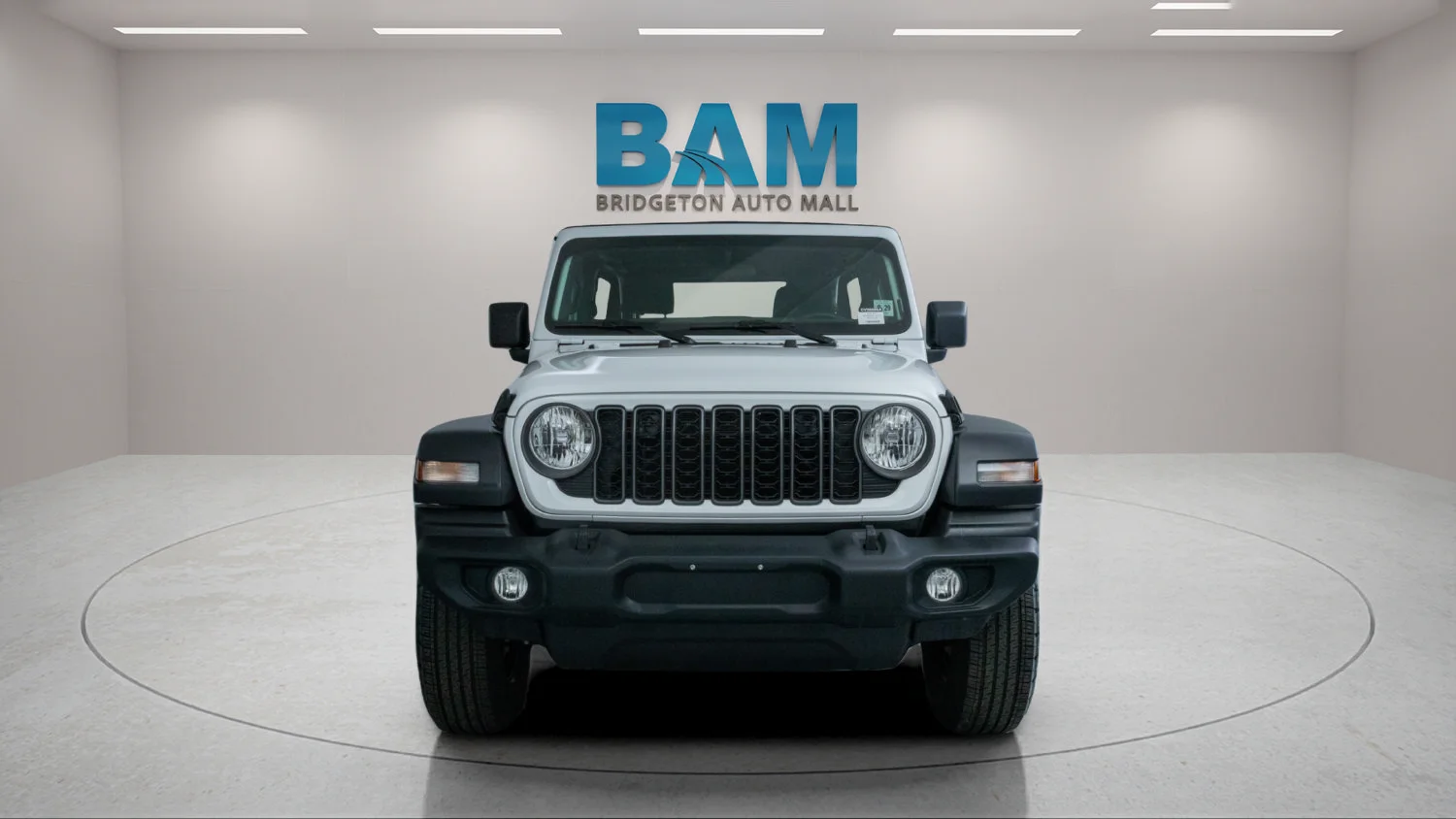 Certified Used 2024 White Jeep 4-Door Sport 4x4 image 2