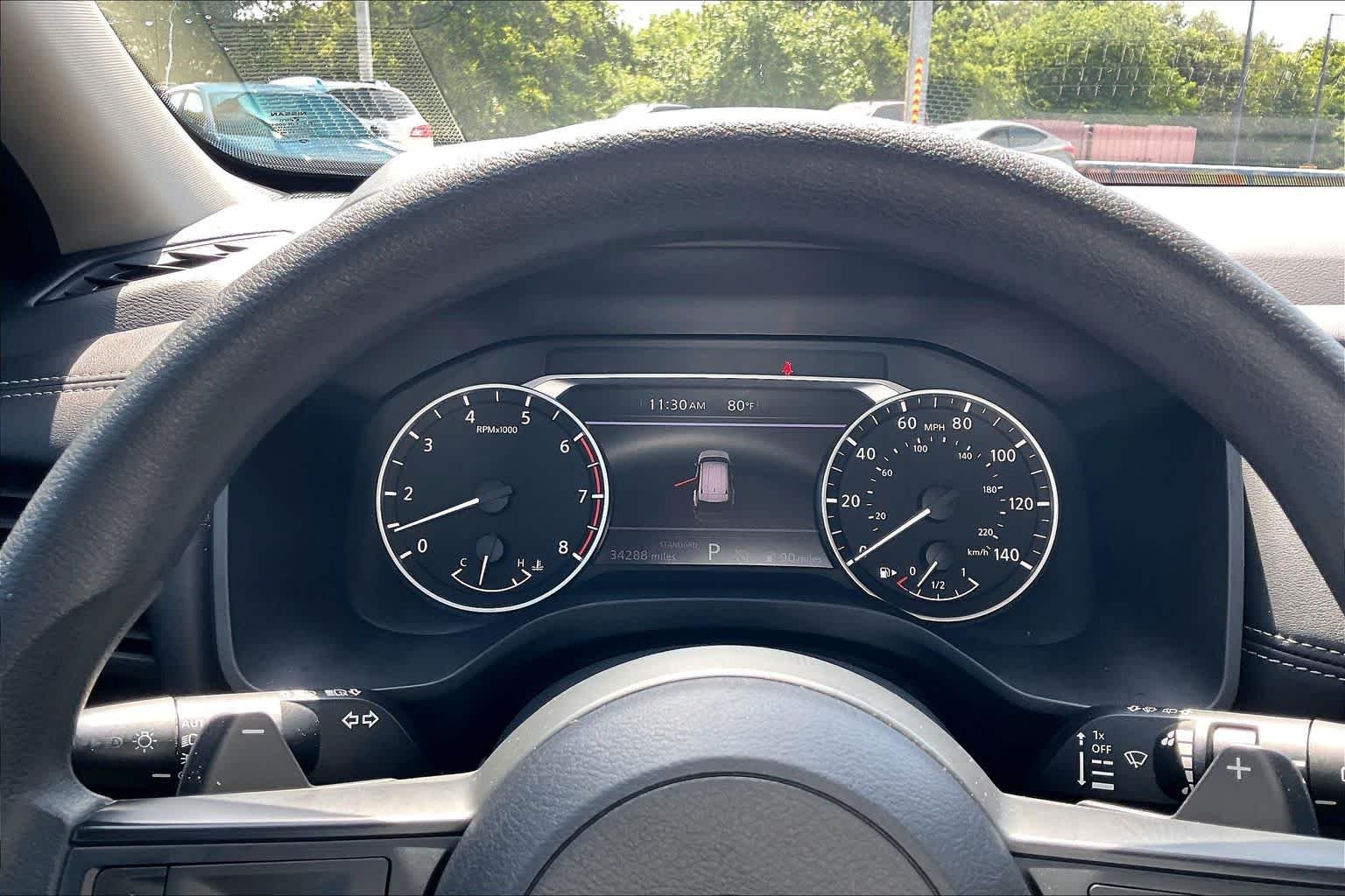 Used 2024 Super Black Nissan SV image 25