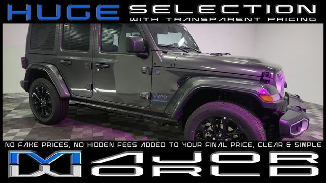 Used 2025 Gray Jeep Sahara 4xe image 1