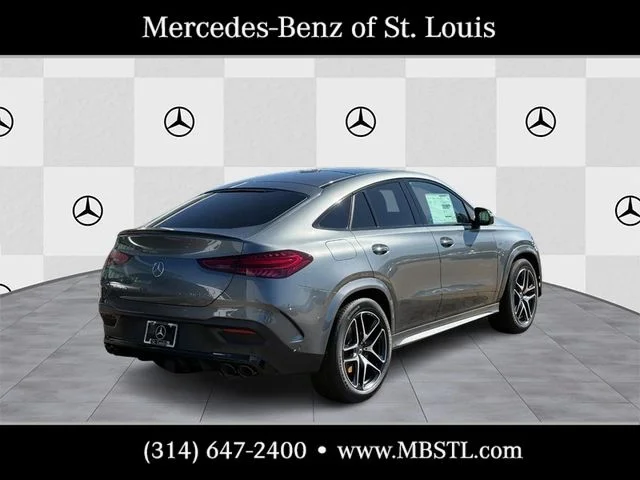 New 2026 Selenite Grey Metallic Mercedes-Benz AMG® GLE 53 4MATIC+ Coupe image 3