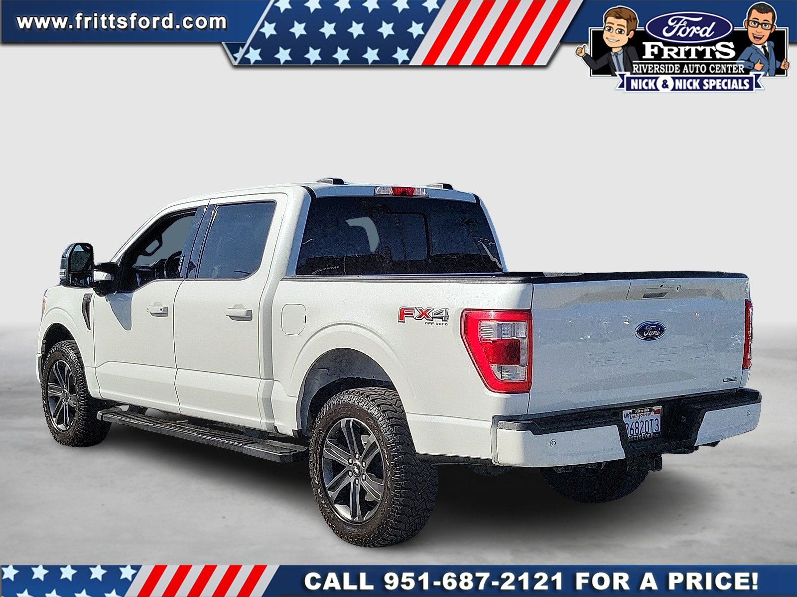 Certified Used 2023 White Metallic Ford LARIAT image 3