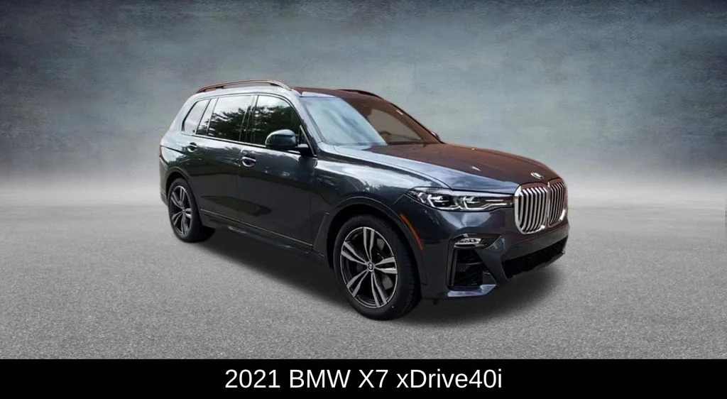 Used 2021 Gray BMW xDrive40i image 3