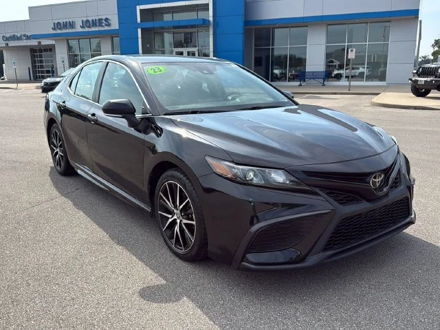 Used 2023 Midnight Black Metallic Toyota SE image 2