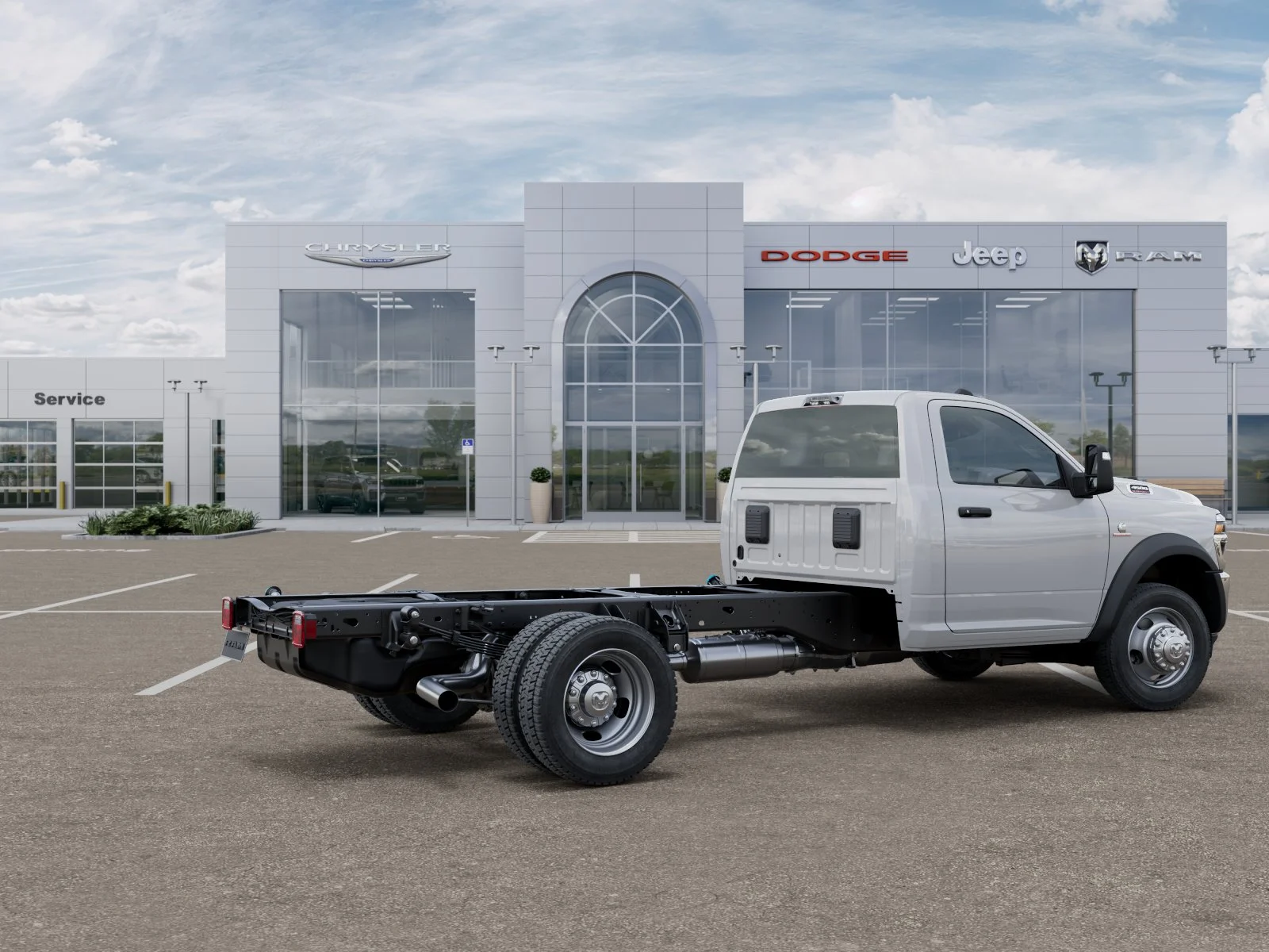 New 2025 Bright White Clearcoat RAM Tradesman image 24