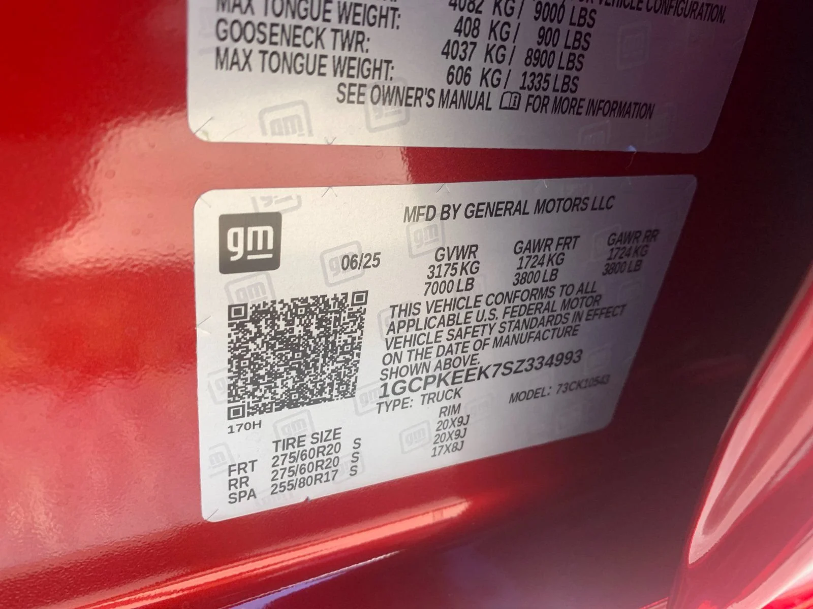 Used 2025 Radiant Red Tintcoat Chevrolet RST image 32