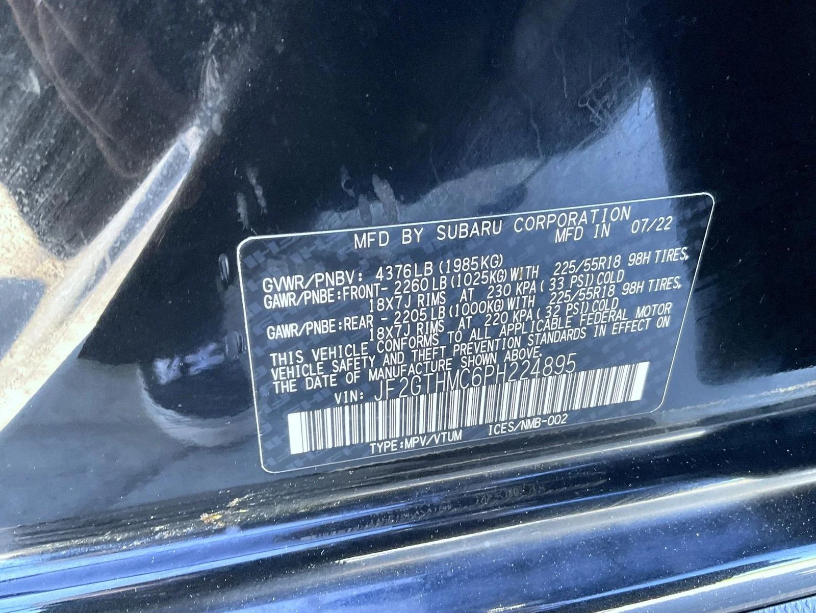 Used 2023 Black Subaru Limited image 25