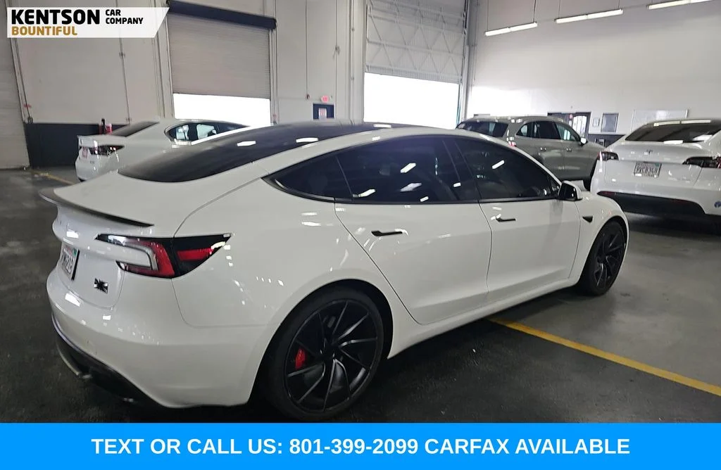 Used 2025 White Tesla Performance image 4
