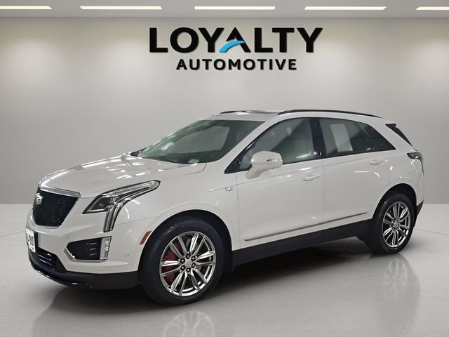 Used 2022 CRYSTAL WHITE TRICOAT Cadillac AWD Sport image 1