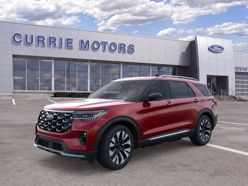 New 2026 Rapid Red Metallic Tinted Clearcoat Ford Platinum image 24