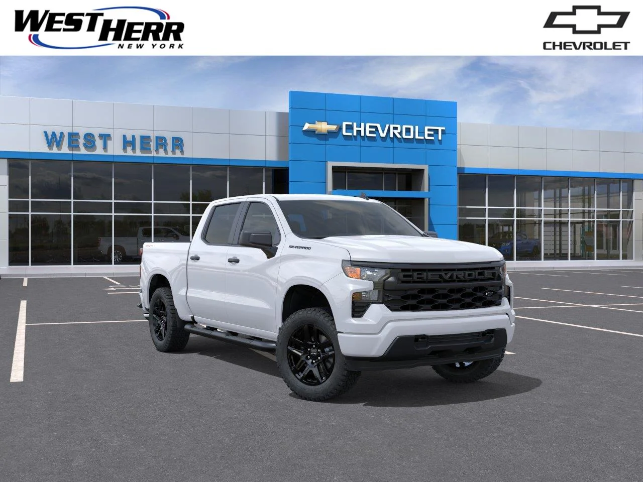 New 2026 Summit White Chevrolet Custom image 1