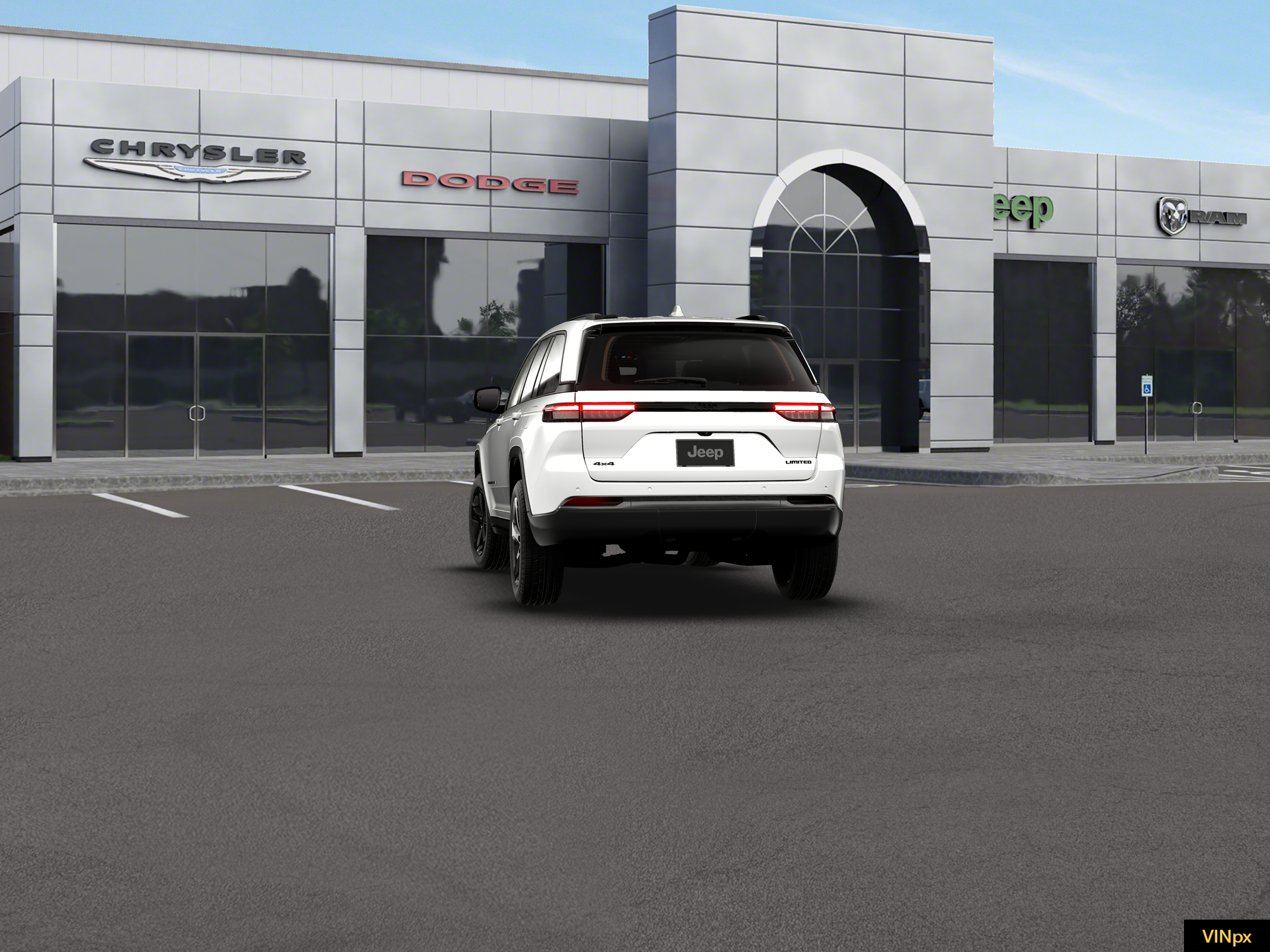 New 2026 Bright White Clear-Coat Exterior Paint Jeep Limited image 39