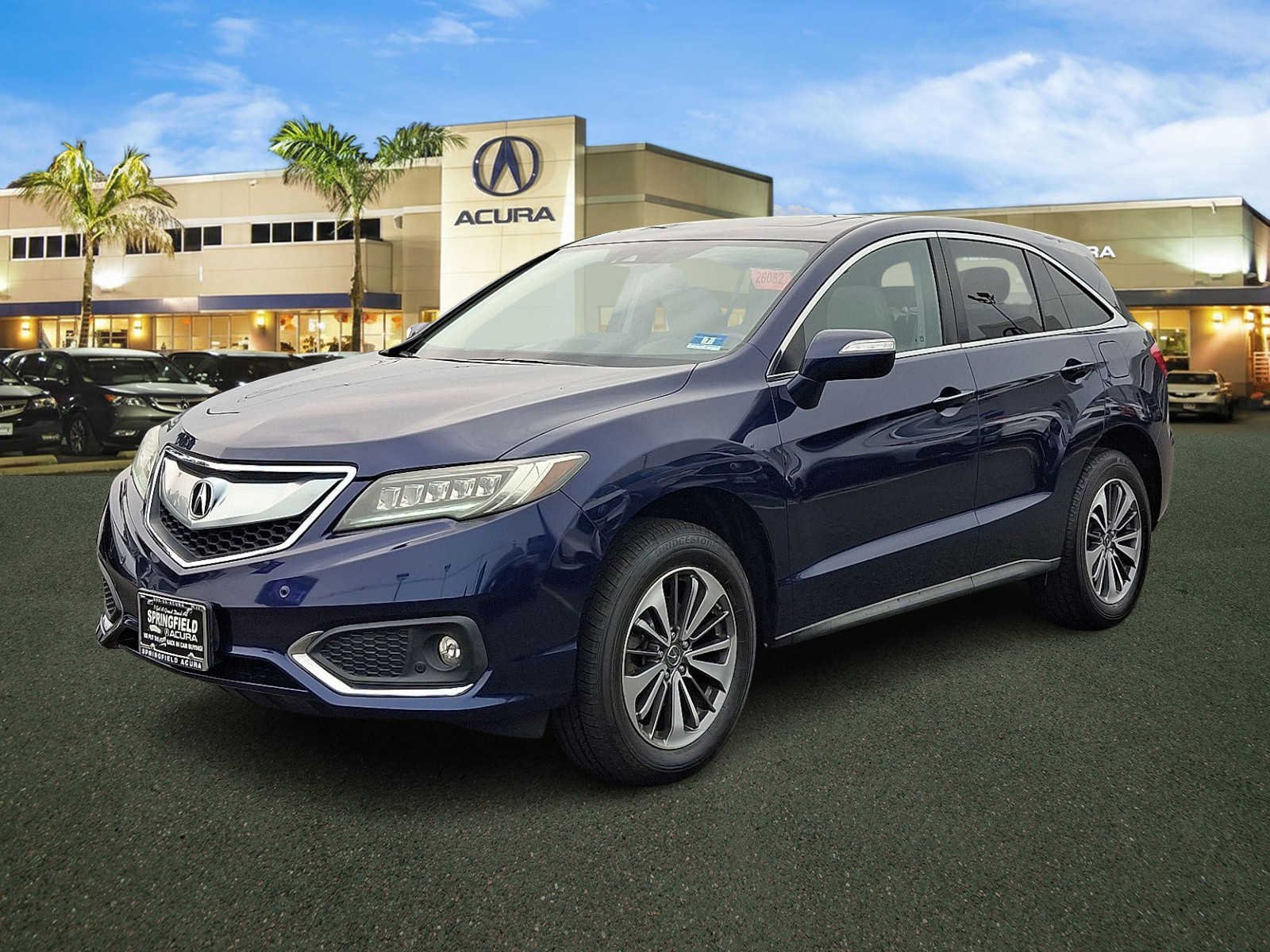 Certified Used 2017 Fathom Blue Pearl Acura w/Advance Pkg image 3