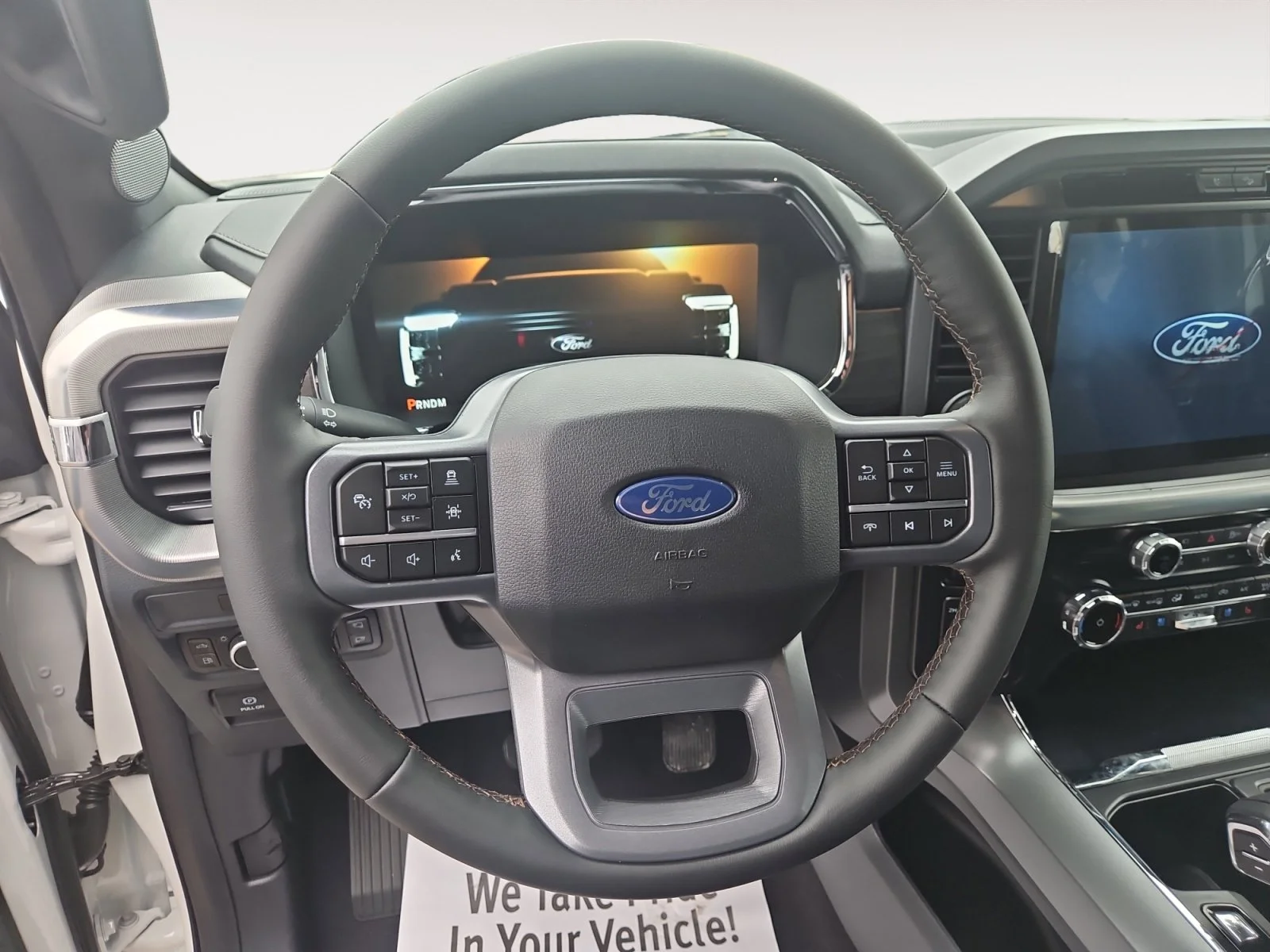 New 2026 Star White Metallic Tri-Coat Ford LARIAT image 12