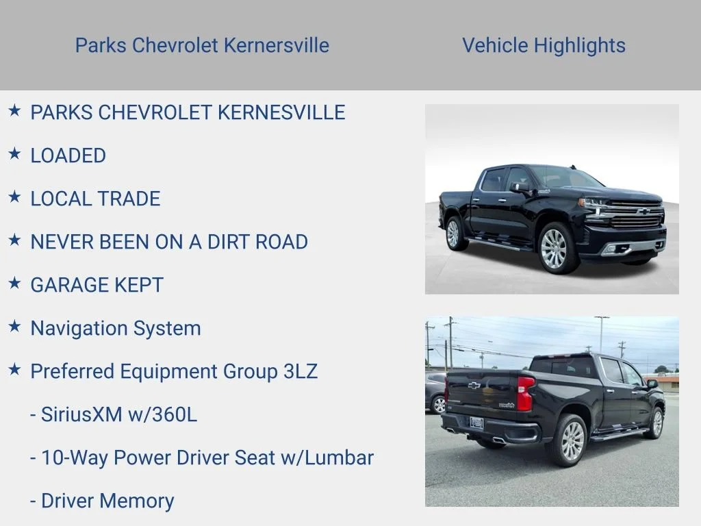 Certified Used 2021 BLACK Chevrolet High Country image 6