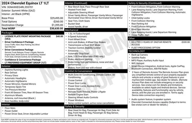 Used 2024 White Chevrolet LT image 11