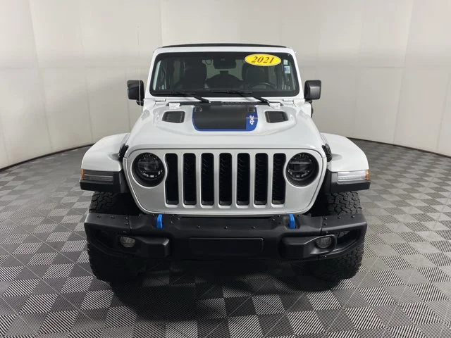 Used 2021 White Jeep Unlimited Rubicon 4xe image 14