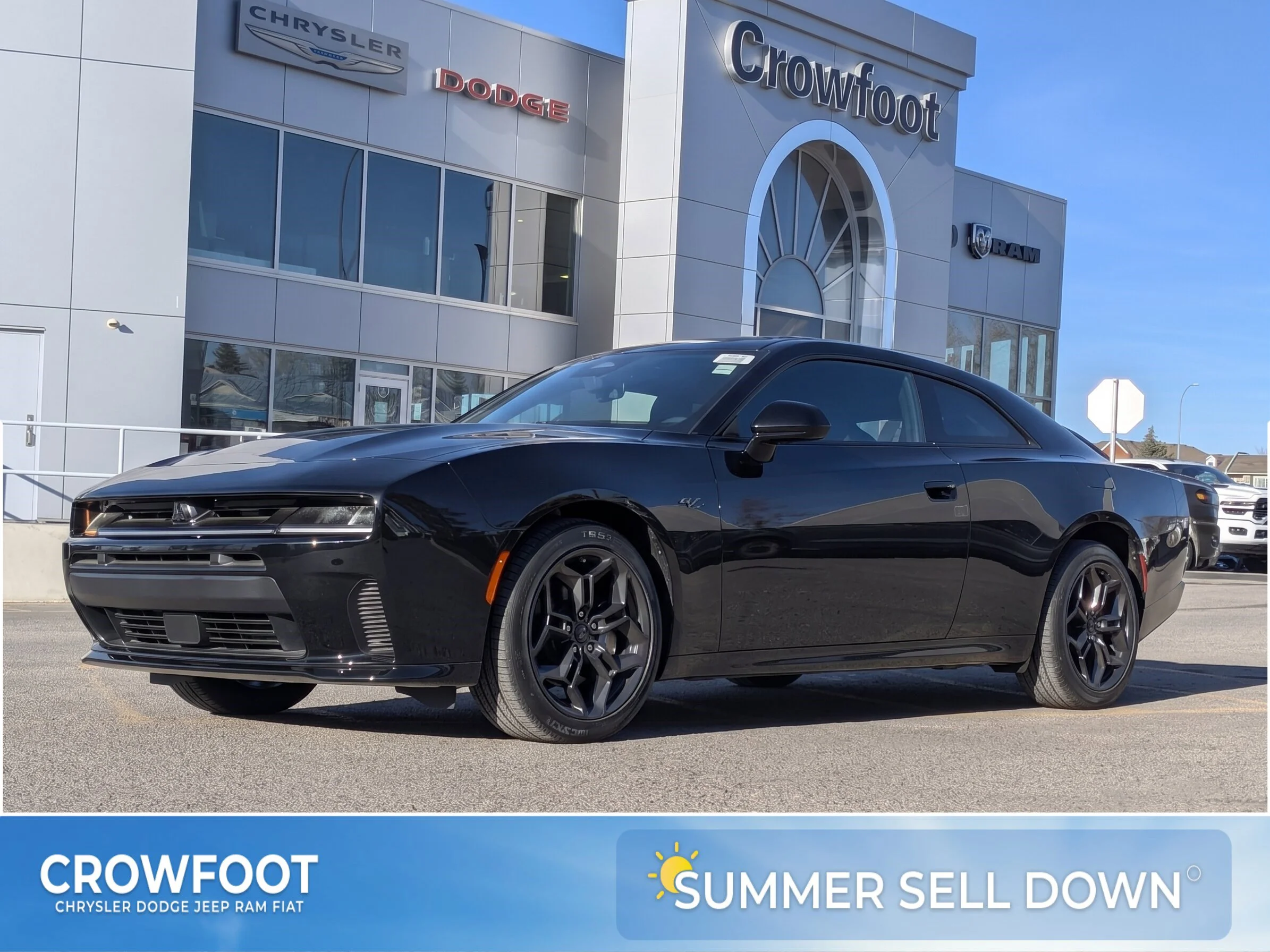 New 2026 Black Dodge R/T - - Blacktop Pack - Hurricane Turbo - 20 Black Wheels - AWD & tons more! image 1