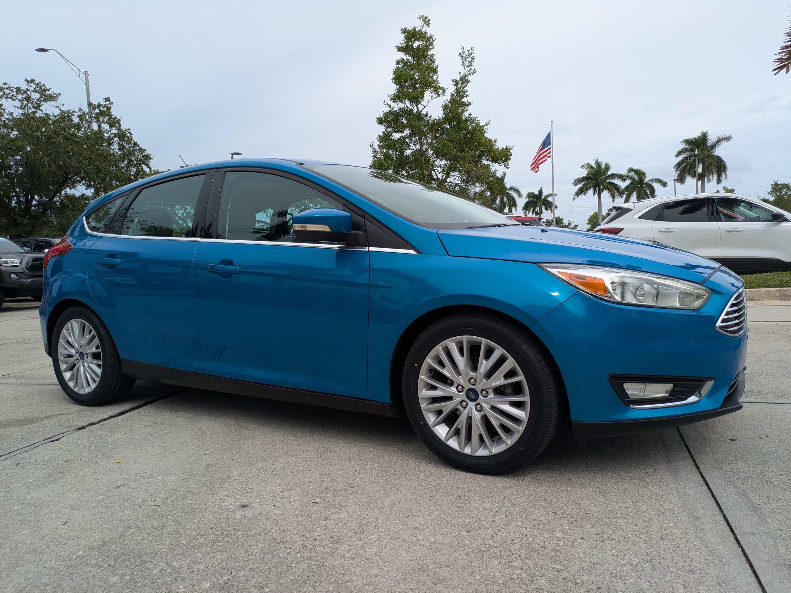 Used 2016 Ford Focus Titanium with VIN 1FADP3N23GL250002 for sale in Naples, FL