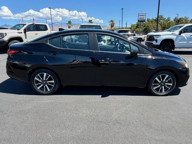 Used 2021 Super Black Nissan SV image 2
