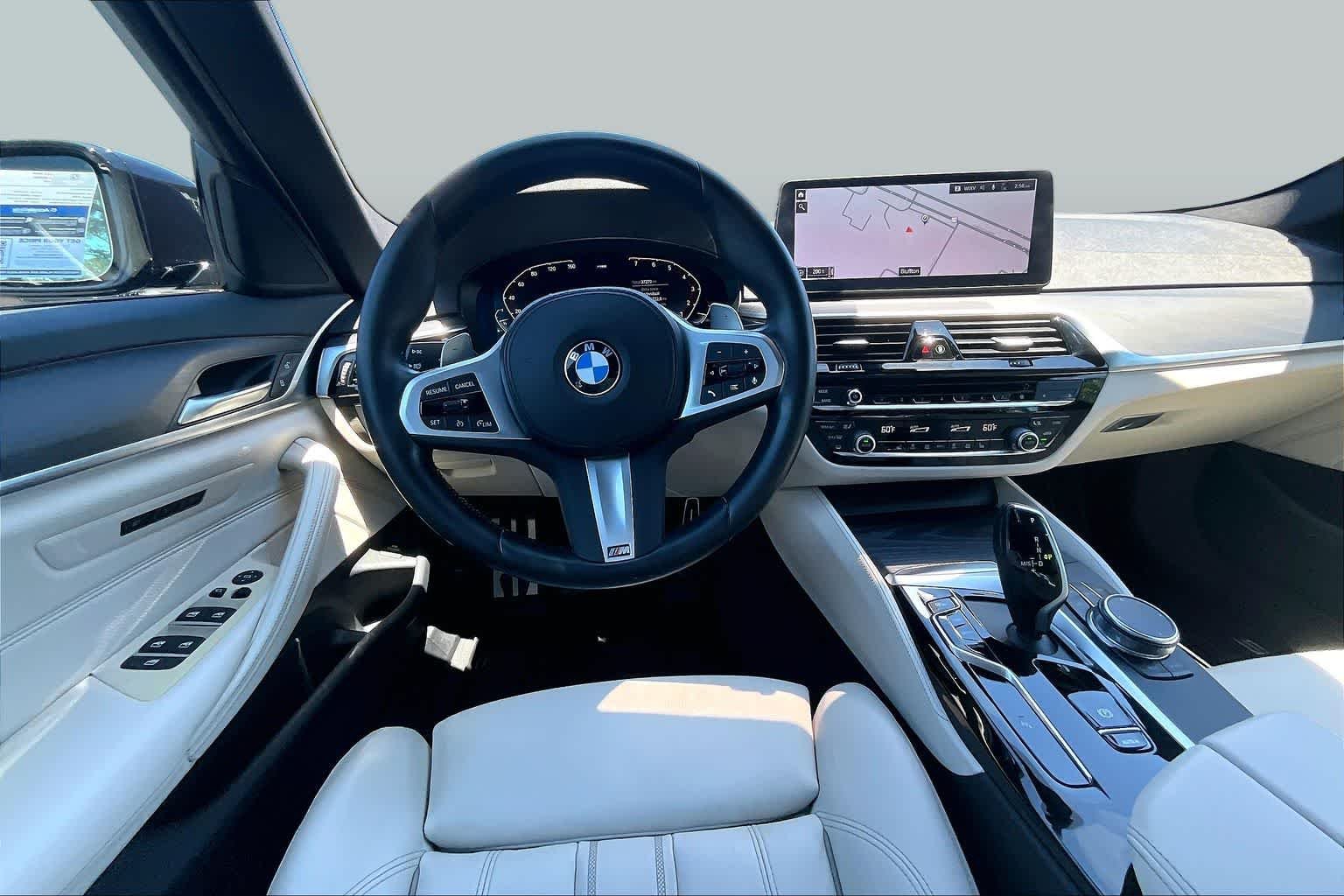 Certified Used 2023 Carbon Black Metallic BMW 540i image 6