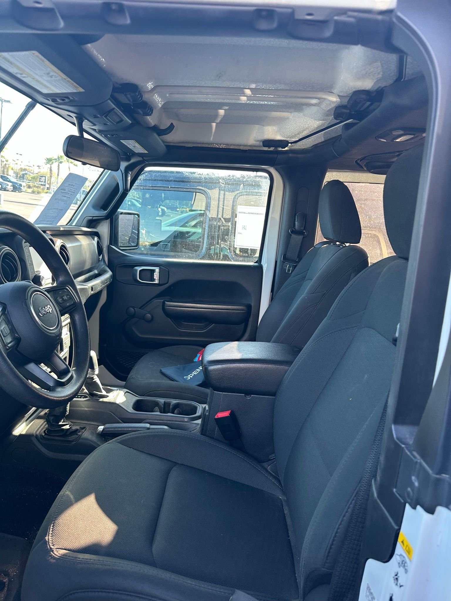 Used 2020 Bright White Clearcoat Jeep Sport image 9