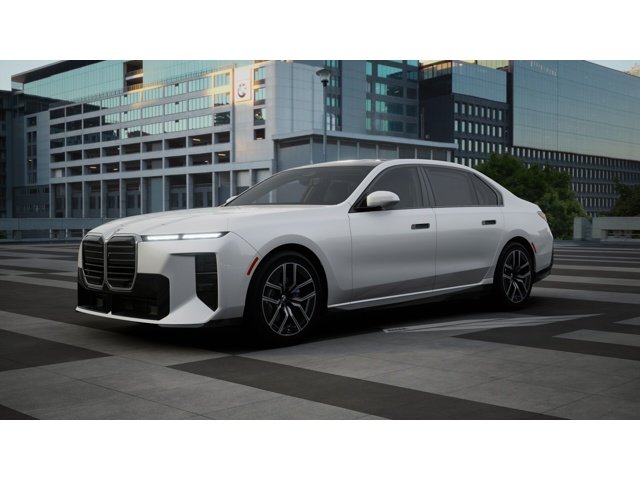 New 2027 Mineral White Metallic BMW 740i xDrive image 1