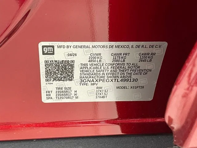 New 2026 Red Chevrolet  image 22