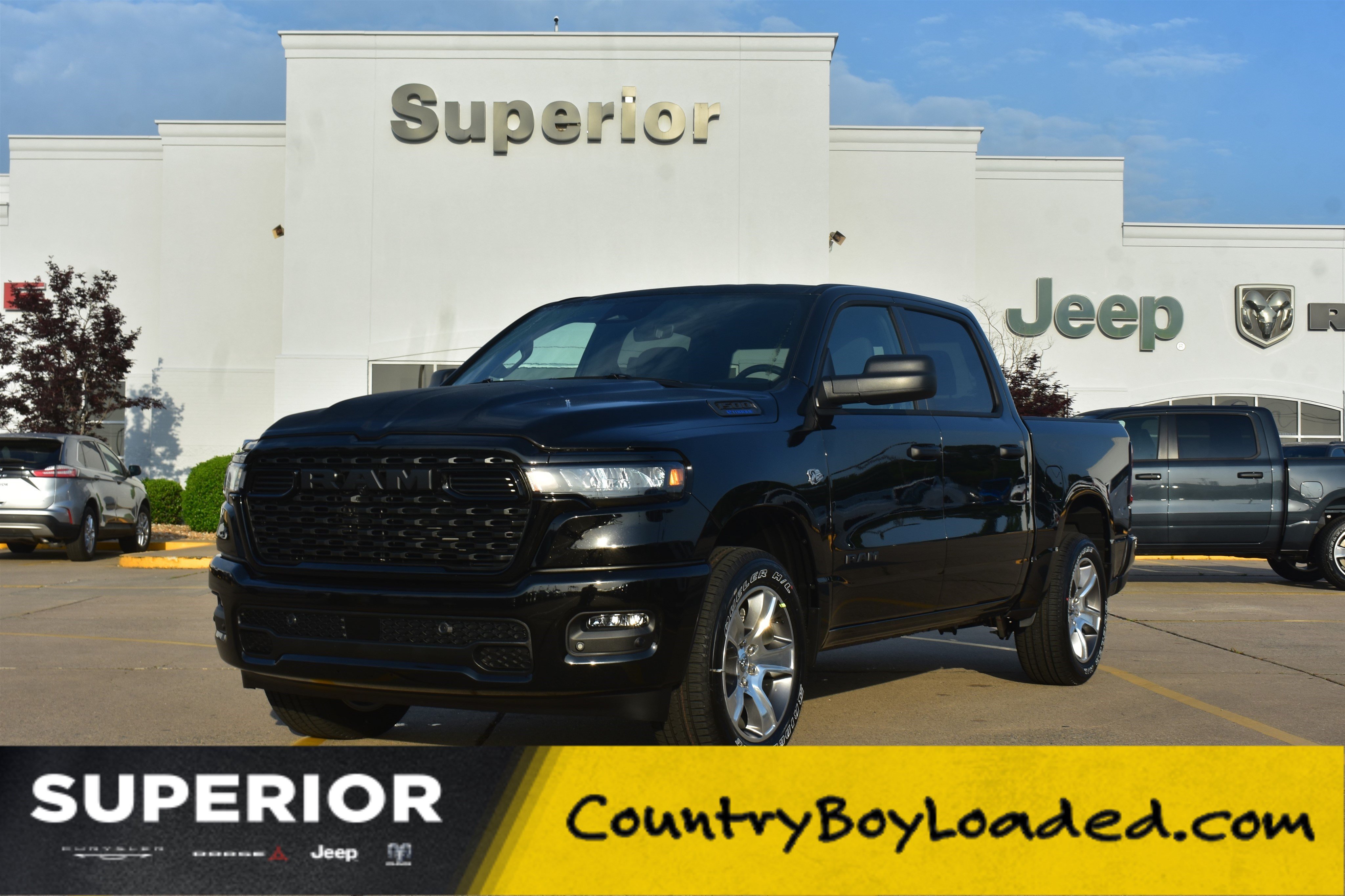 New 2026 Diamond Black Crystal Pearlcoat RAM Express image 1