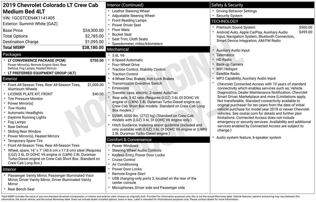 Used 2019 White Chevrolet LT image 6