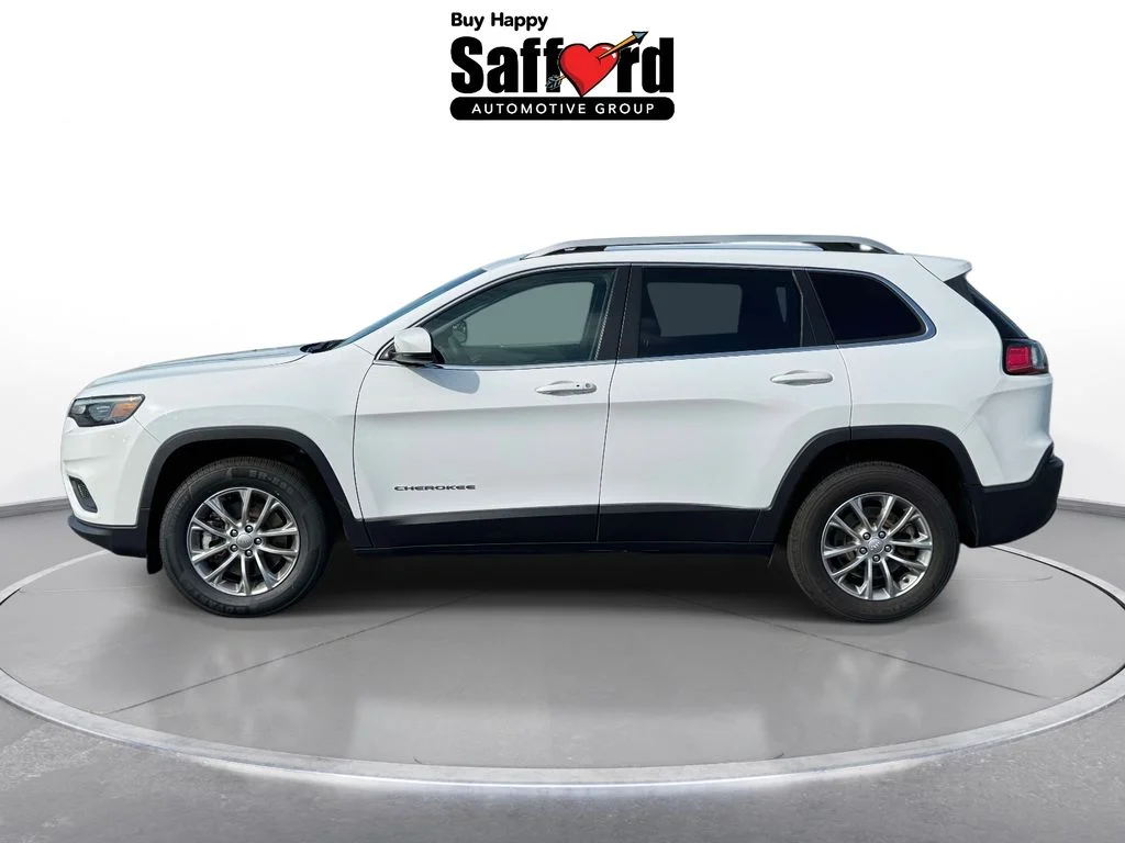 Used 2021 Bright White Clearcoat Jeep Latitude Lux image 5