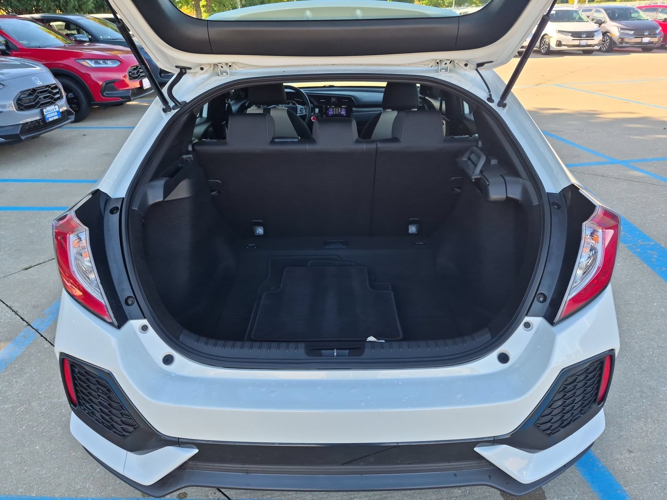 Certified Used 2019 White Orchid Pearl Honda EX Hatchback image 26