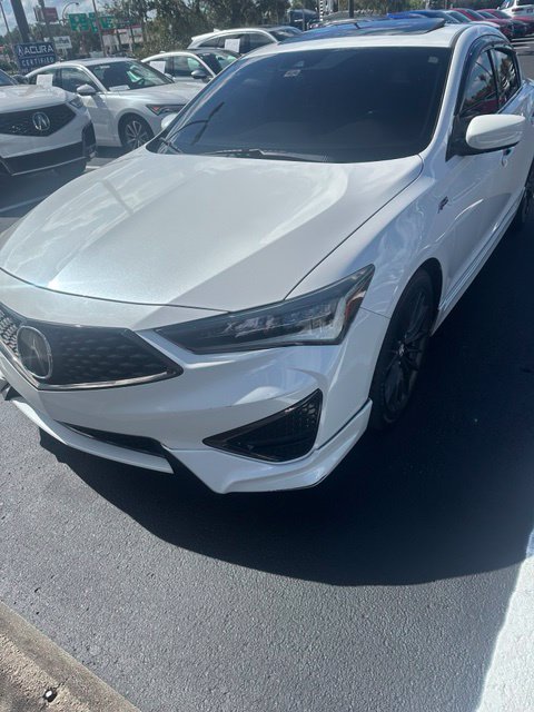 Used 2022 Platinum White Pearl Acura with Premium and A-Spec Package image 1