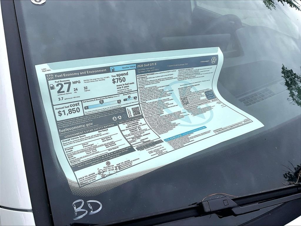 New 2026 White/off-white Volkswagen 2.0T S image 17