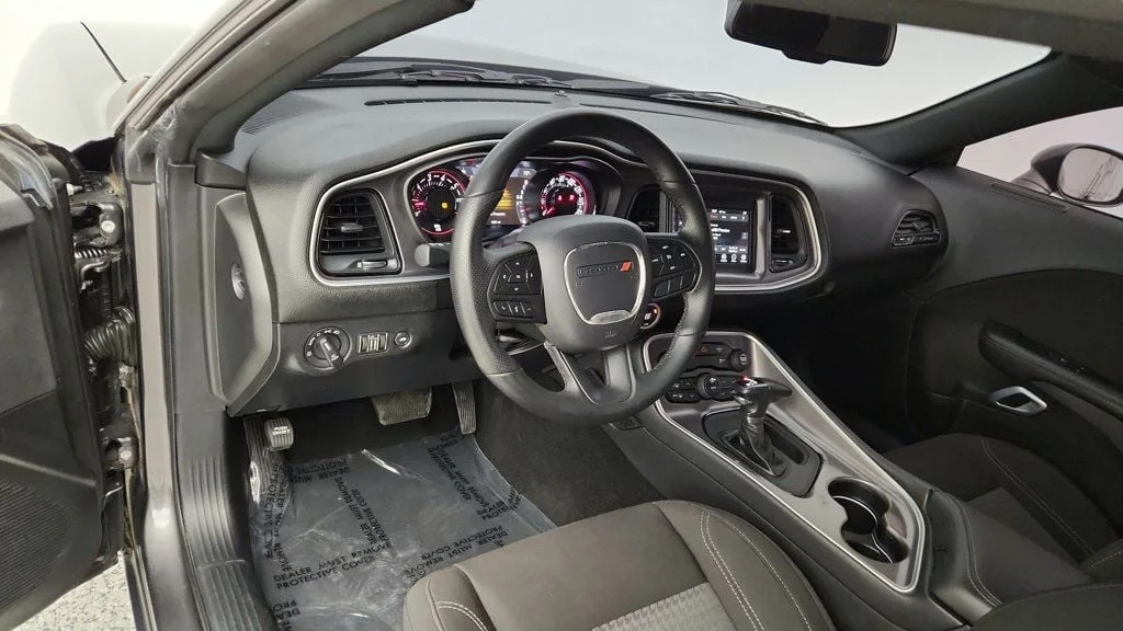 Used 2021 Granite Pearlcoat Dodge SXT RWD w/ Blacktop Package image 12