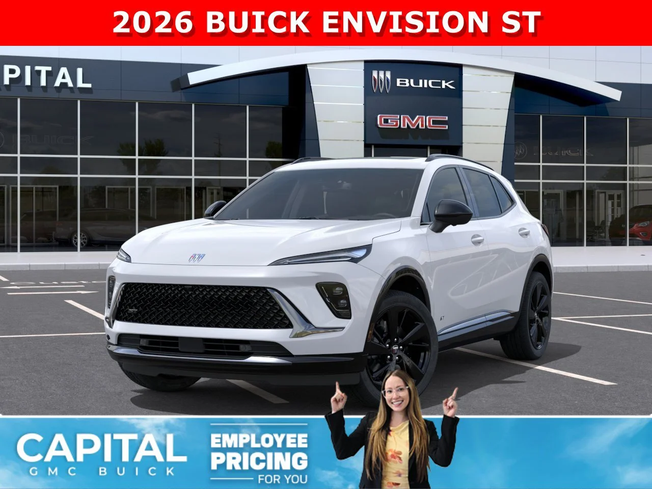 New 2026 Summit White Buick Sport Touring image 1
