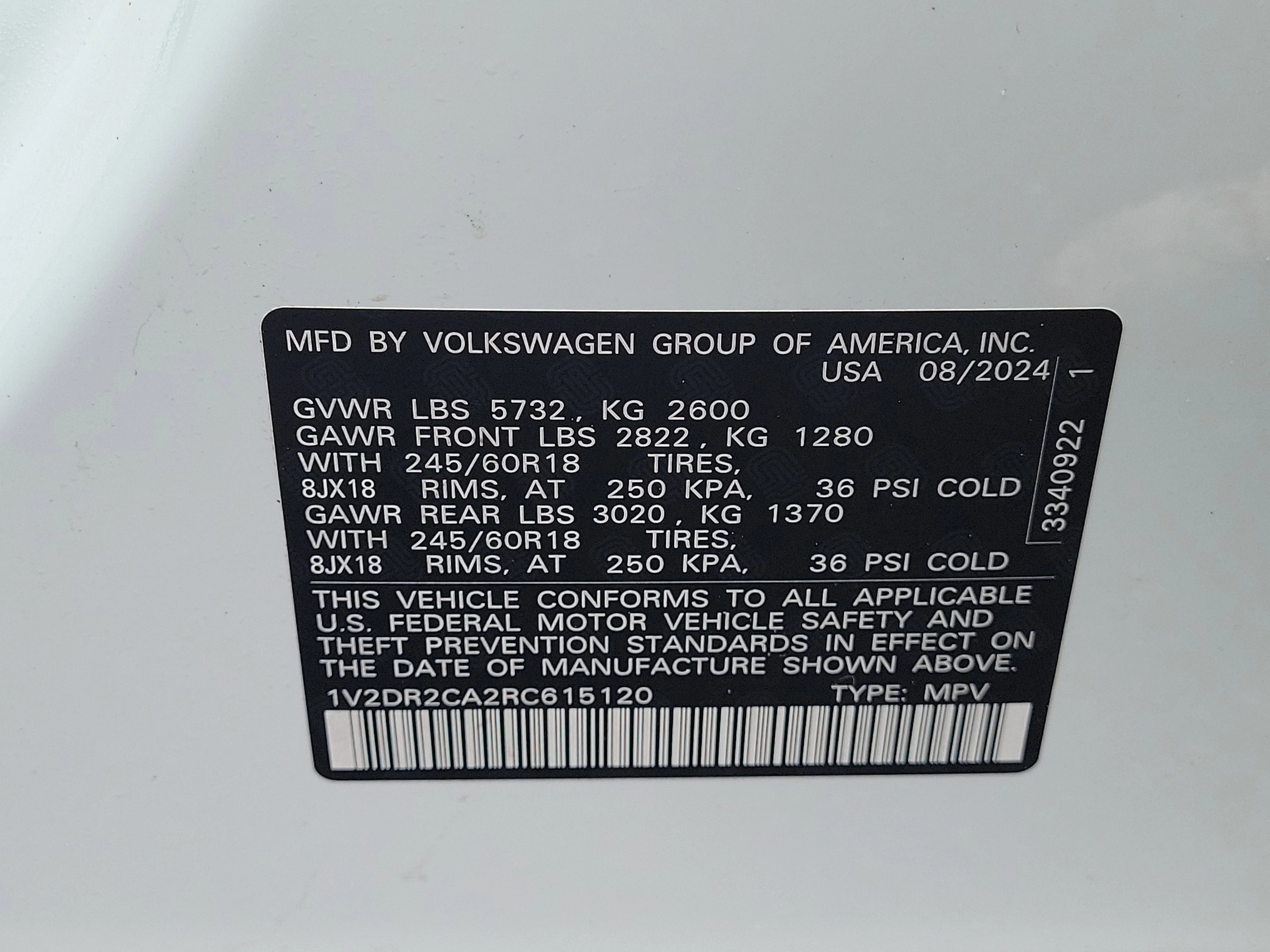 Certified Used 2024 White Volkswagen 2.0T SE image 32