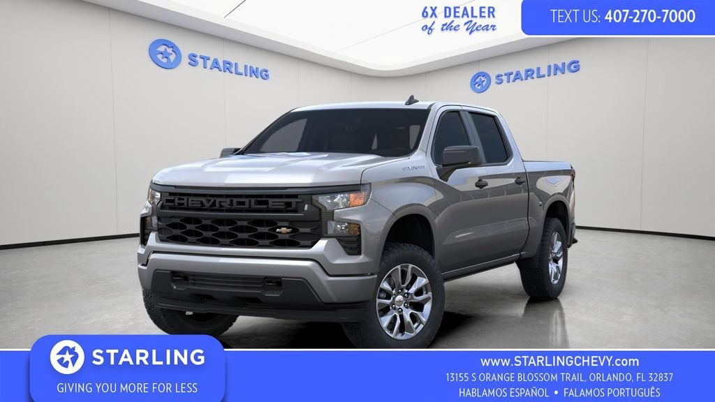 New 2026 Sterling Gray Metallic Chevrolet Custom image 1