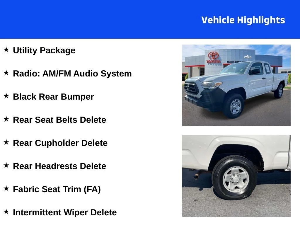 Certified Used 2022 White Toyota SR image 4