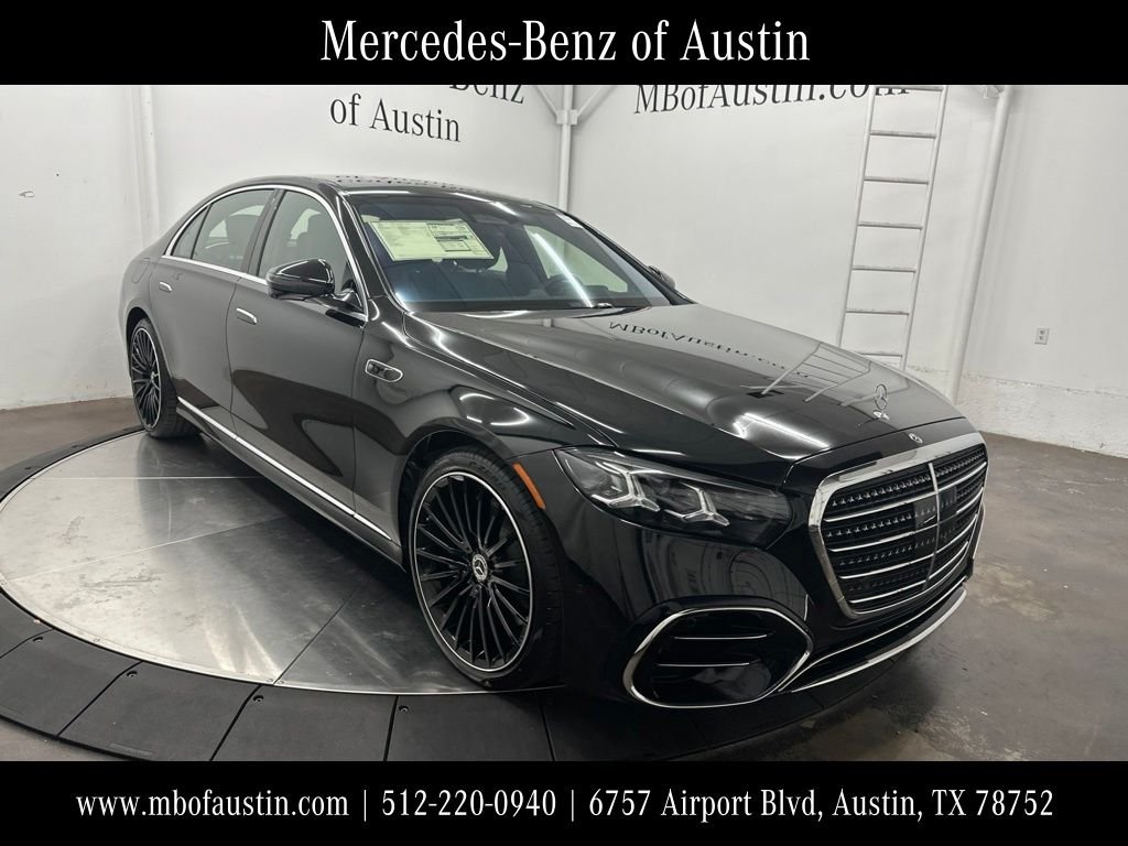 New 2027 Obsidian Black Metallic Mercedes-Benz S 580 image 1