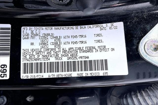 Certified Used 2022 MIDNIGHT BLACK METAL Toyota  image 37