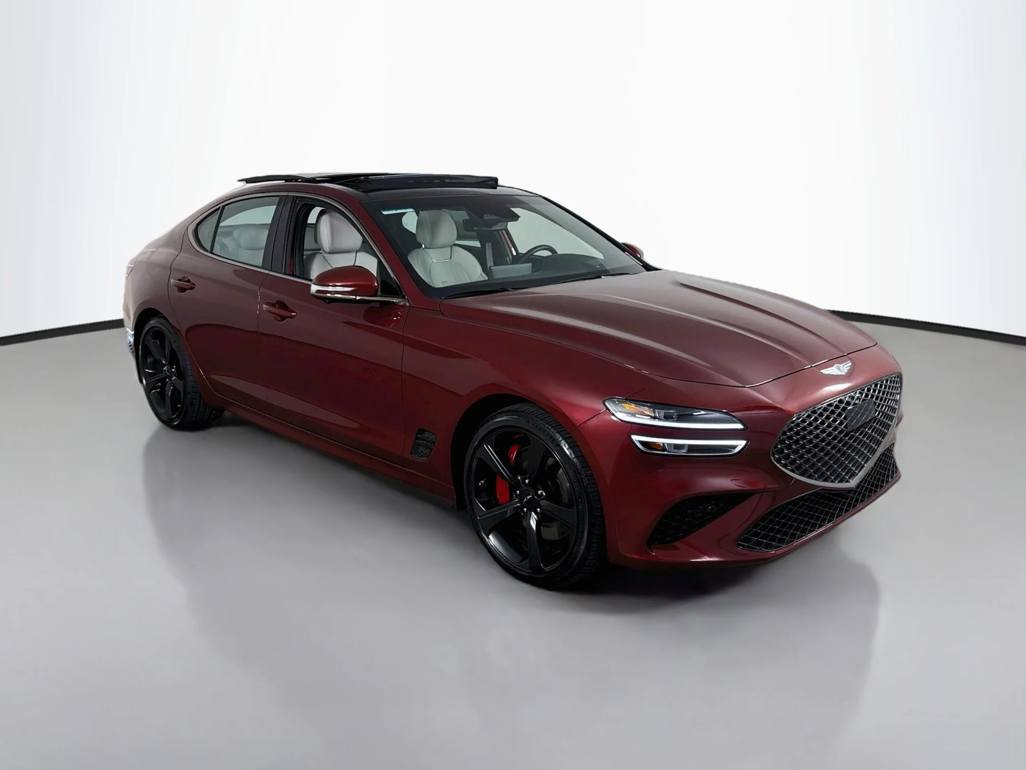 Certified Used 2026 Cavendish Red Genesis 3.3T Sport Prestige image 1
