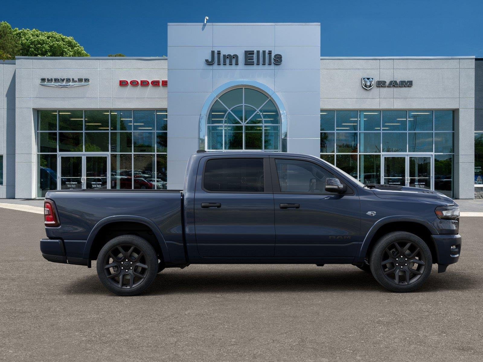 New 2026 Forged Blue Metallic Exterior Paint RAM Laramie image 21