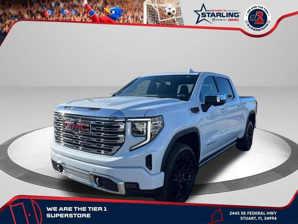 New 2026 Glacier White Tricoat GMC Denali image 1