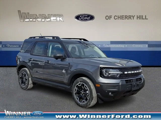 New 2025 Carbonized Gray Metallic Ford Outer Banks® image 1