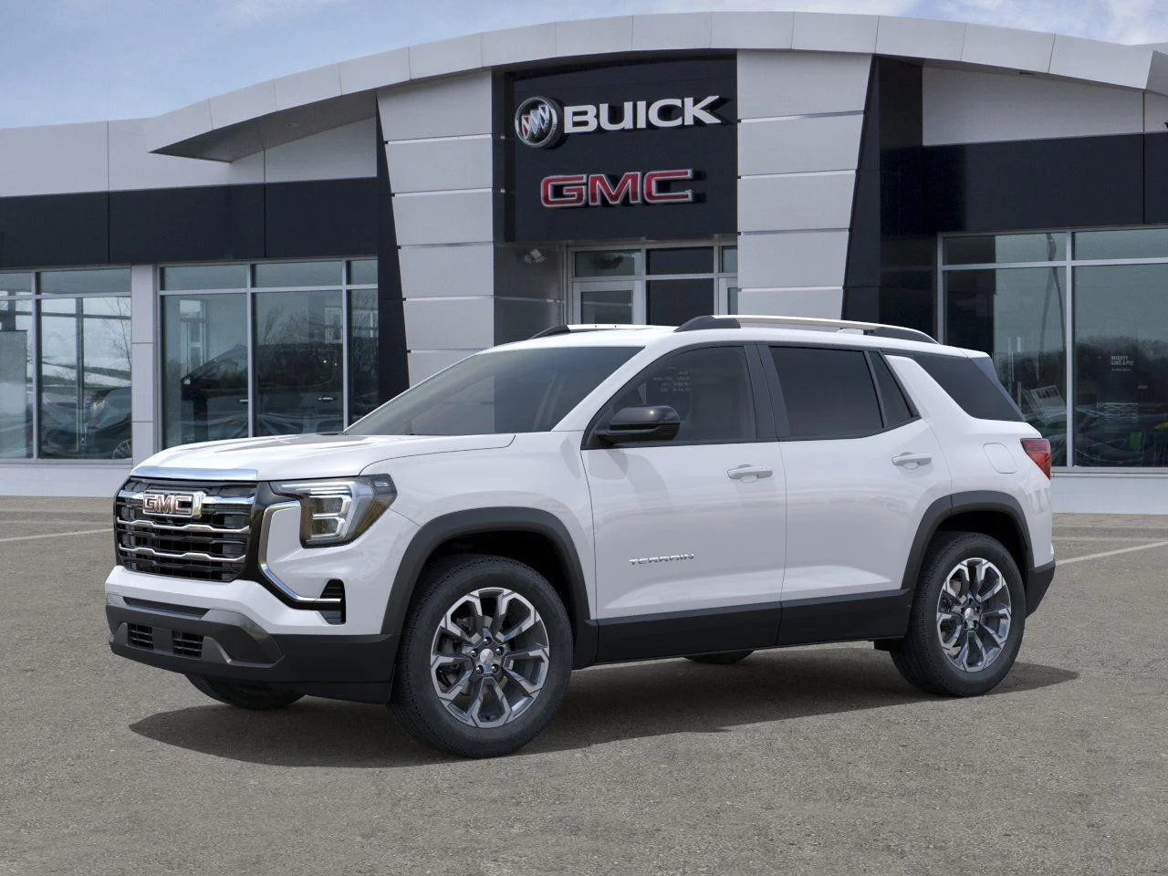 New 2027 Summit White GMC AWD Elevation image 2